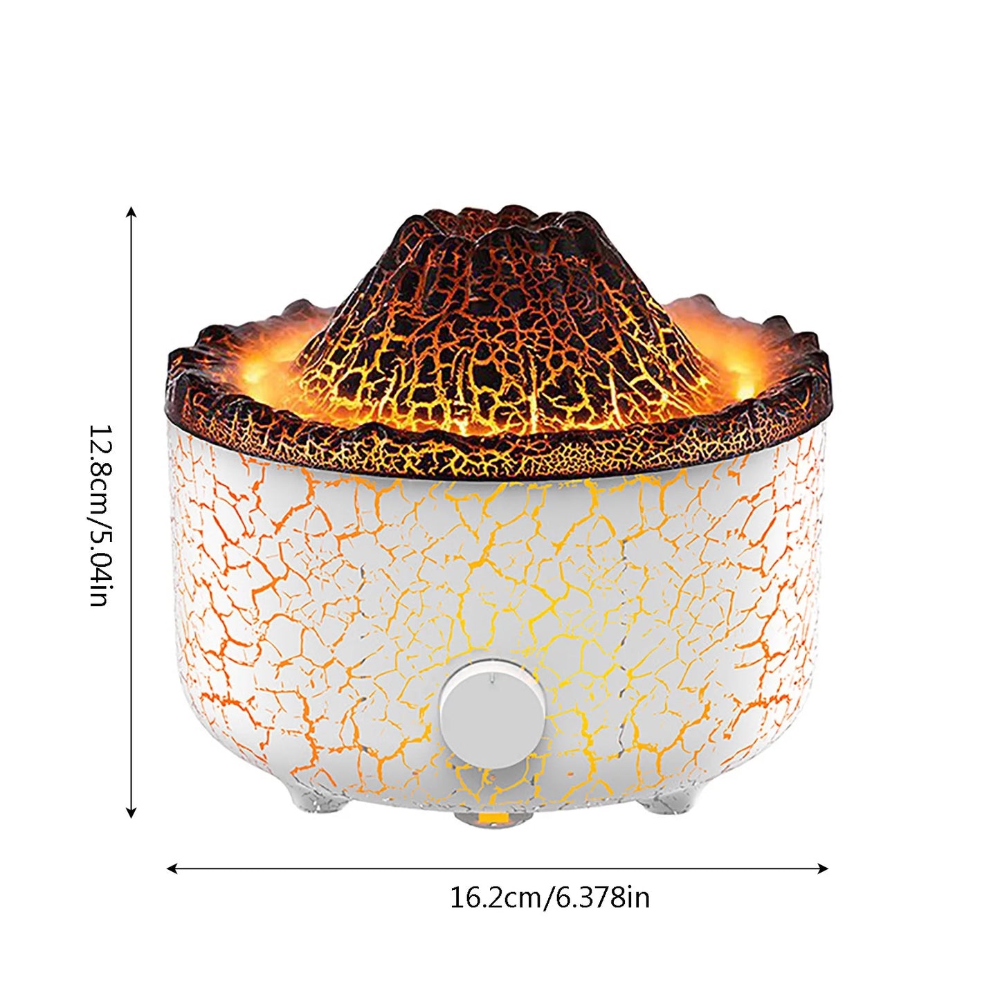 Humidifiers for Bedroom Volcanic Lava Aromatherapy Machine Home Desktop Humidifier Flame Aromatherapy Machine, A