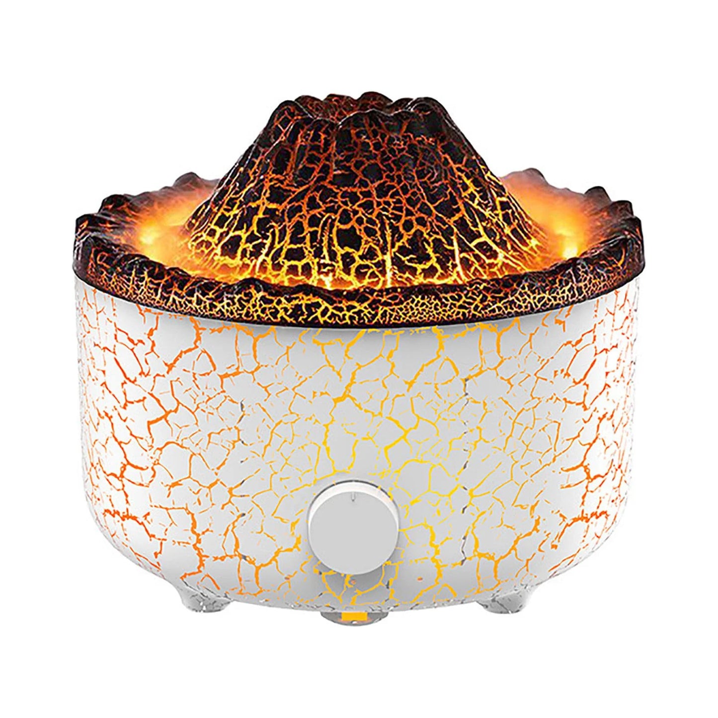 Humidifiers for Bedroom Volcanic Lava Aromatherapy Machine Home Desktop Humidifier Flame Aromatherapy Machine, A